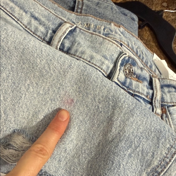 American Eagle AE Strigid Ripped High-Waisted Stovepipe Jeans NWT - Picture 10 of 10